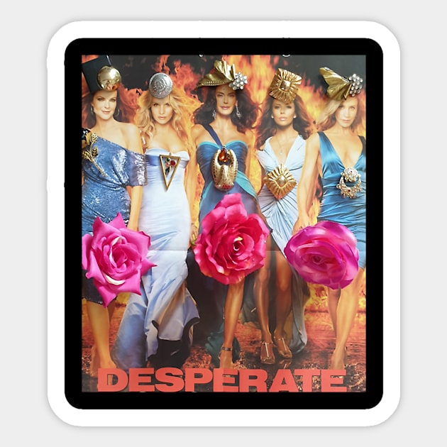 Desperate Housewives Flower Fire collection Sticker by CocoveryArt